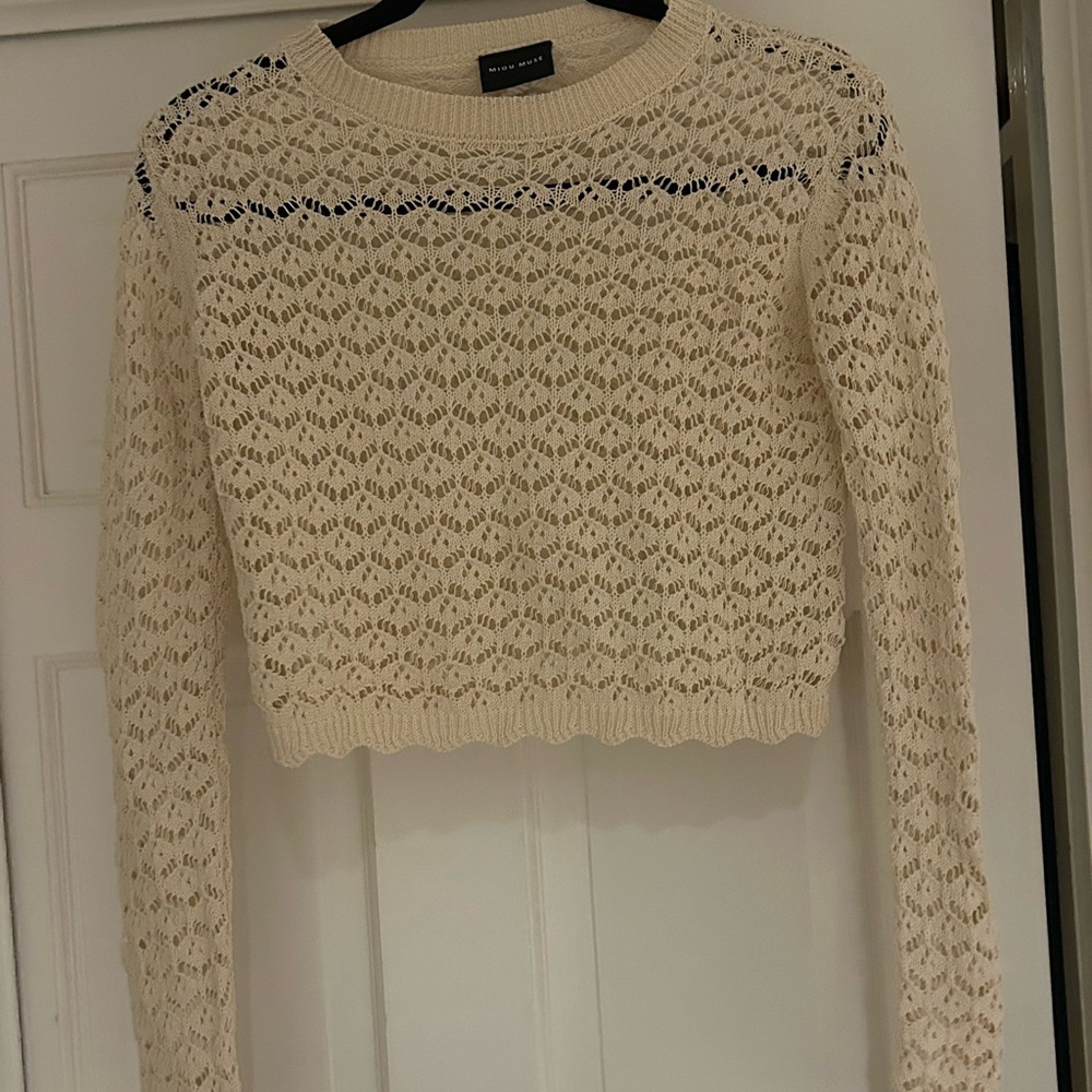 Cream Knit Sweater